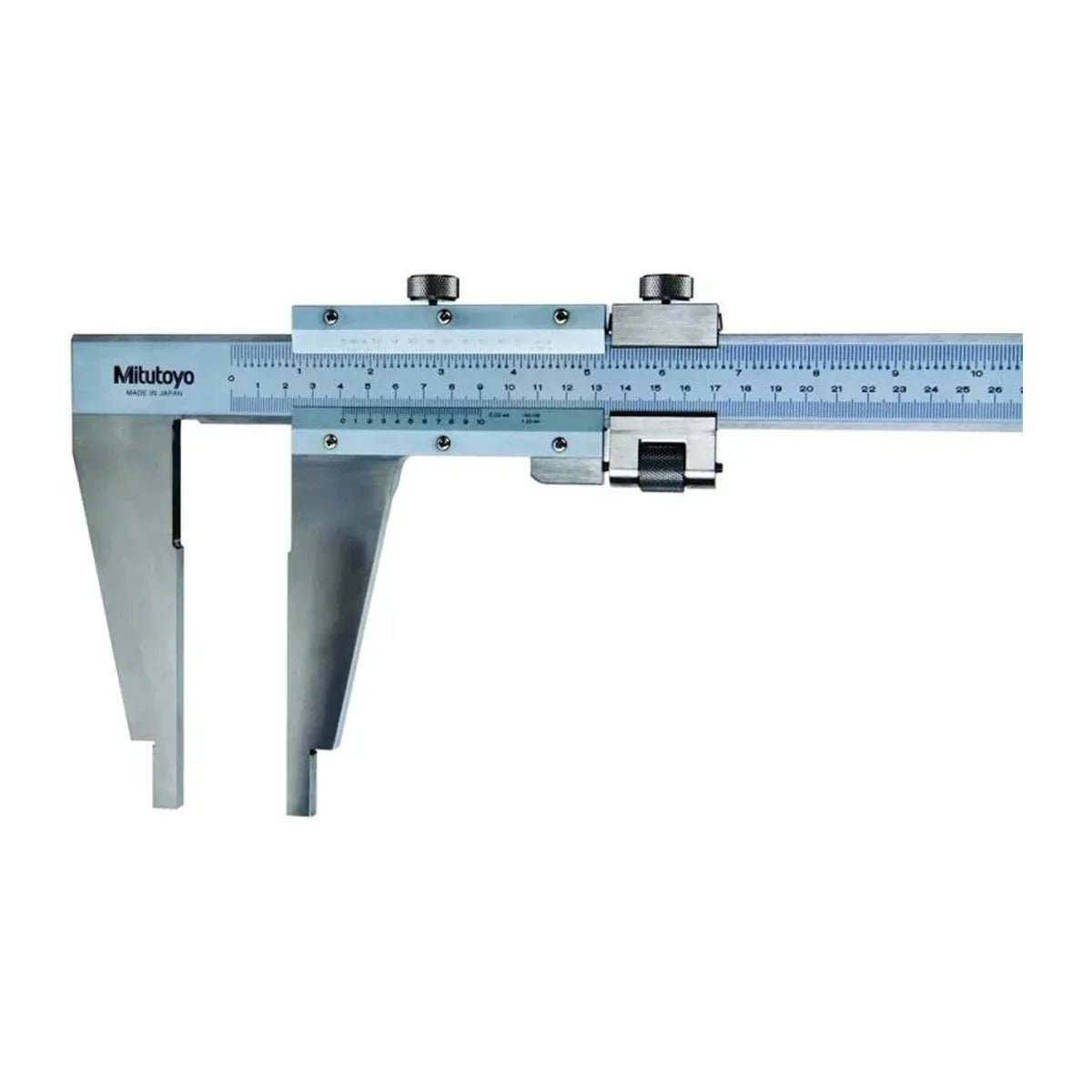 Mitutoyo Vernier Caliper - Nib Style Jaws with Fine Adjustment Series 160 - AIMS Industrial Supplies