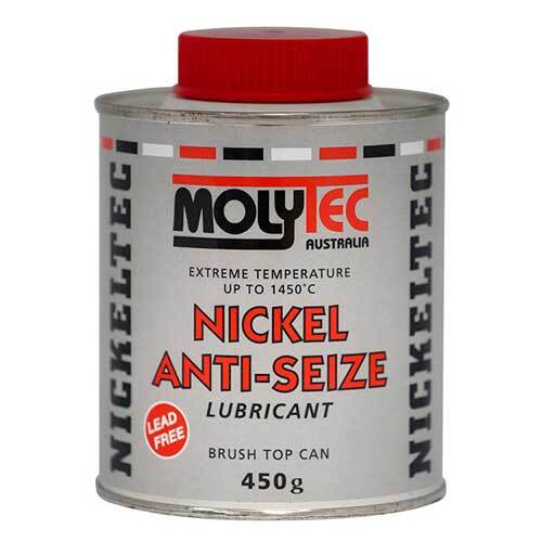 Molytec M825 Nickel Anti-Seize Lubricant Brush Top Tin- 450g
