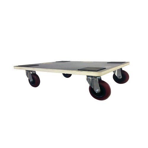 MoveIt 590x490mm Premiere Rectangle Dolly Fitted with Urethane Castors 320Kg - AIMS Industrial Supplies