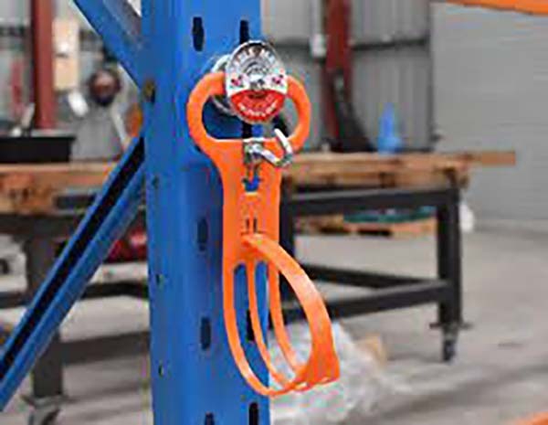 MSA Cable Mate Magnetic Lead Holder Orange Strap - MSACM103