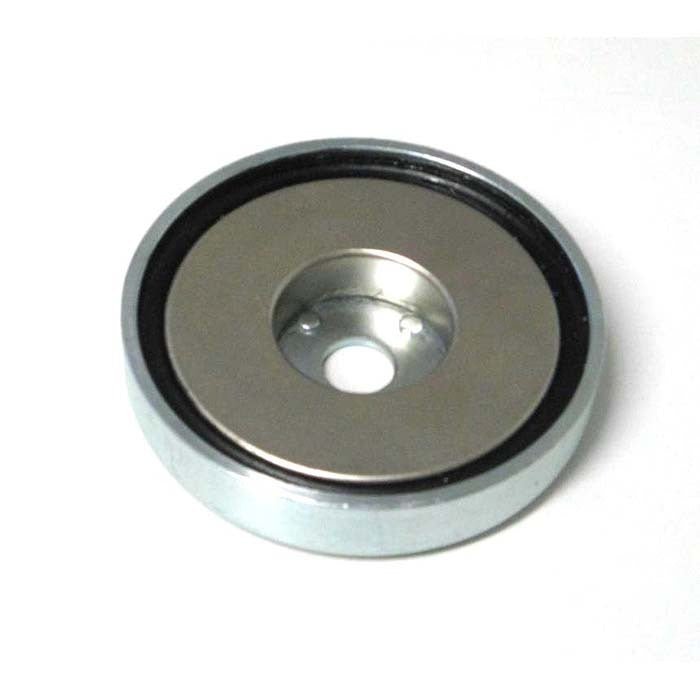 MSA Rare Earth Pot Magnet B Series Straight Hole - AIMS Industrial Supplies