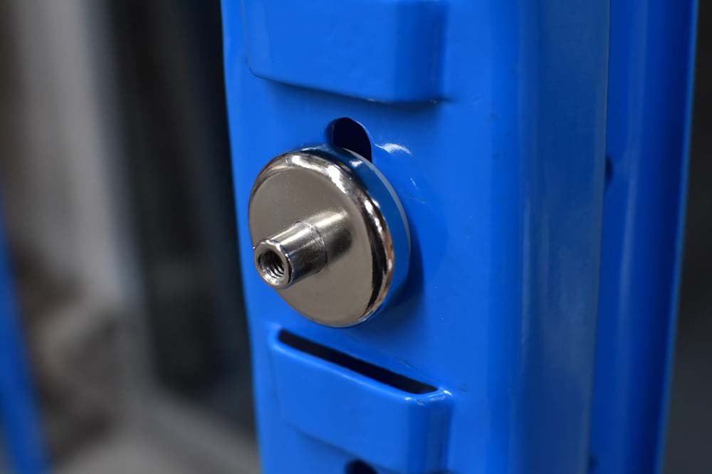 MSA Rare Earth Pot Magnet D Series Female Threaded Boss - AIMS Industrial Supplies