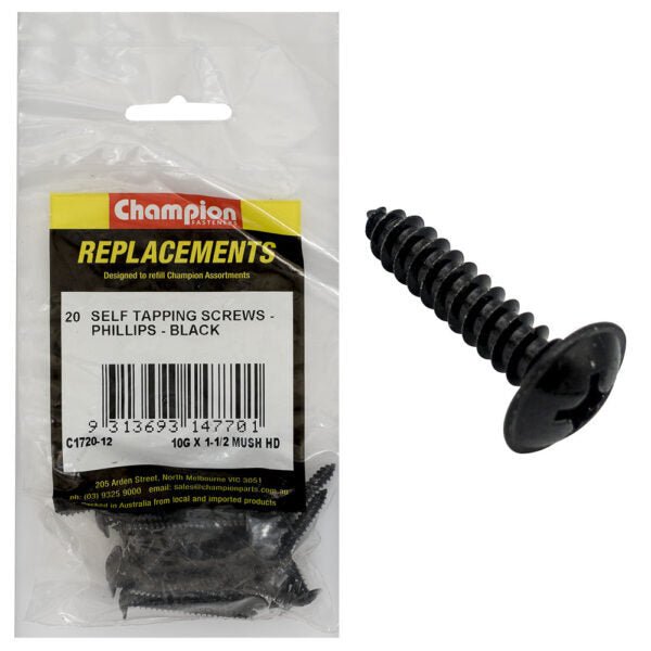 Mushroom Head Self Tapping Screw Assortment Refill - AIMS Industrial Supplies