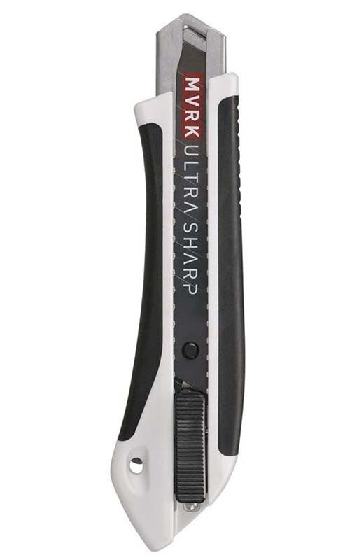 MVRK 18mm Ultra Sharp Sure Grip Auto Lock Snap Knife - AIMS Industrial Supplies