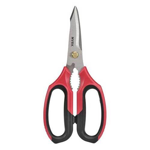 MVRK 206mm Multi-Function Scissors Stainless Steel - AIMS Industrial Supplies