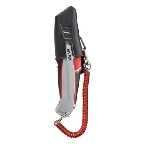 MVRK Auto Retracting Safety Knife With Holster & Lanyard - AIMS Industrial Supplies