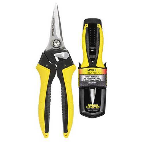 MVRK Piranha 200mm Multi Function Inductrial Snips High Tensile - AIMS Industrial Supplies