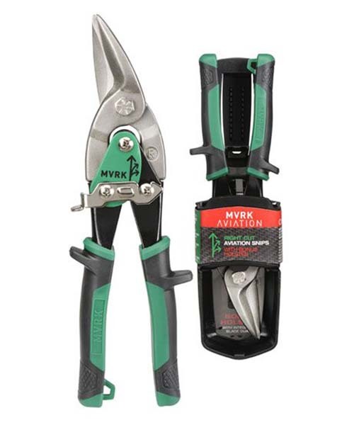 MVRK Right Cutting Aviation Snip With Holster And Belt Clip