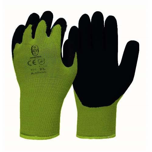 Ninja Latex Coated Splendor Glove Green Black - AIMS Industrial Supplies