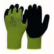 Ninja Latex Coated Splendor Glove Green Black - AIMS Industrial Supplies