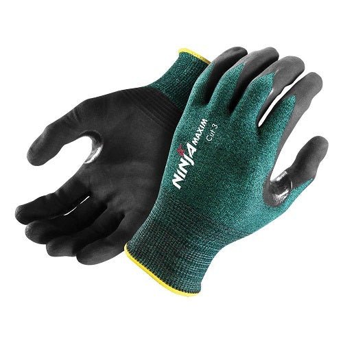 Ninja Maxim Cut 3 Glove Green - AIMS Industrial Supplies