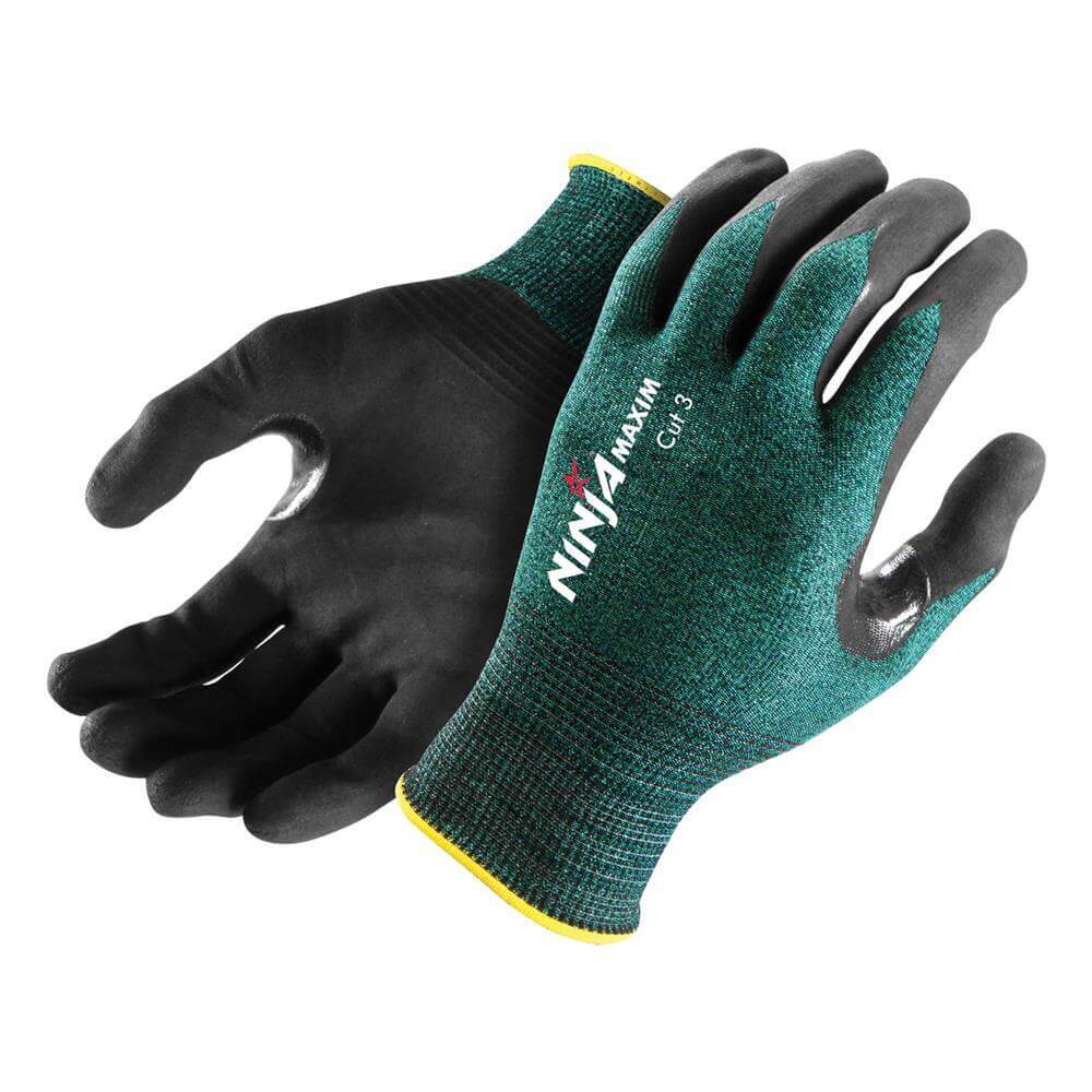 Ninja Maxim Cut 3 Glove Green - AIMS Industrial Supplies