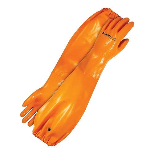 Ninja Multi-Tech Nitrachem Gloves Orange, L1