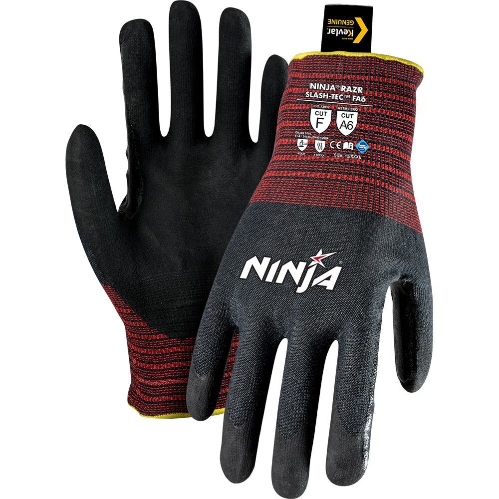 Ninja Razr Slash - Tec FA6 Cut F Gloves - NIRZRSTFO - AIMS Industrial Supplies