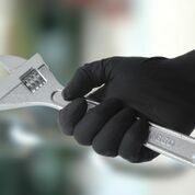 Nitrile, Powder Free, Black, Micro Textured Gloves Large - Box of 1001