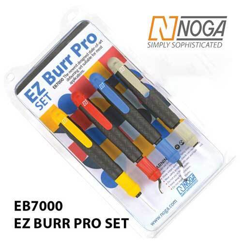Noga EZ Burr Pro Deburring Tool Set of 4 - AIMS Industrial Supplies