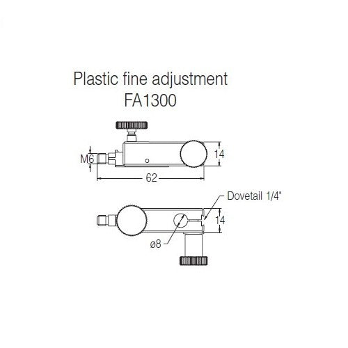 Noga FA1300 Plastic Fine Adjustment2
