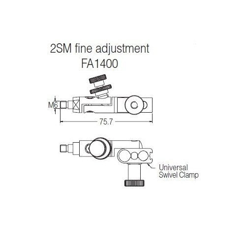 Noga FA1400 2SM Fine Adjustment - AIMS Industrial Supplies