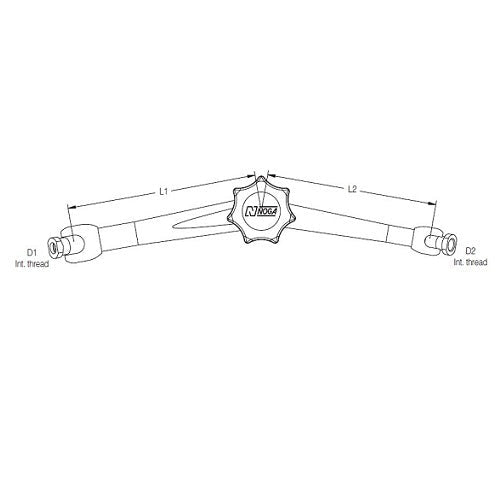 Noga LC6100 Dial Gauge Arm - AIMS Industrial Supplies