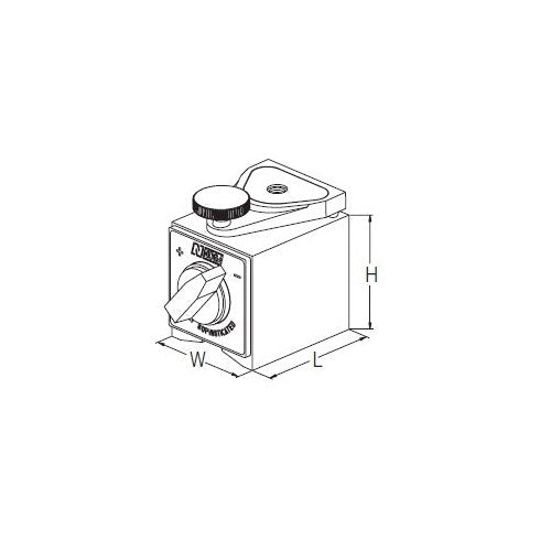Noga NF3778 On/Off Magnet with Fine Adjustment - AIMS Industrial Supplies