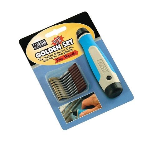 Noga NG8152 Golden Deburring Set - AIMS Industrial Supplies
