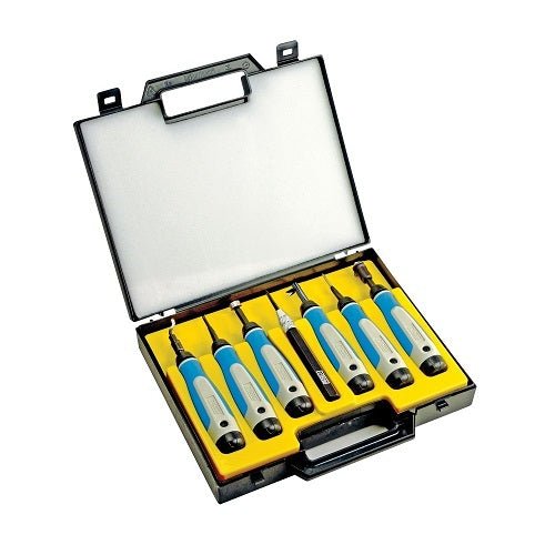 Noga SP7700 Deburring Kit, 7 Pieces - AIMS Industrial Supplies