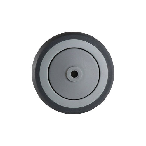 Non-Marking Rubber Wheel - Stainless Precision Bearing, Nylon Centre, Grey2