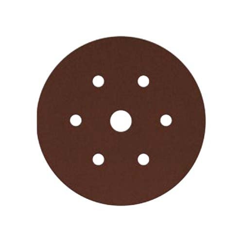 Norton Adalox Brown Aluminium 6+1 Hole Speed - Grip Disc - AIMS Industrial Supplies