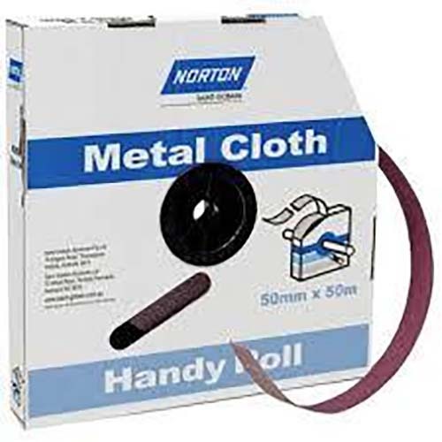 Norton Cloth Handy Roll Metalite Brown Al Oxide 25mm x 50 m 60 Grit