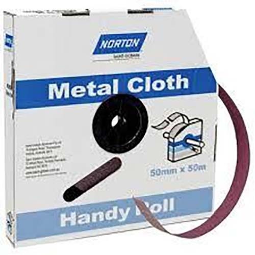 Norton Cloth Handy Roll Metalite Brown Al Oxide 50mm x 50 m 320 Grit