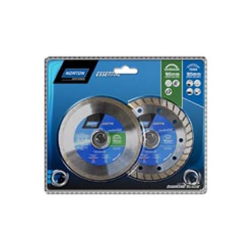 Norton Diamond Blade Essential Continuous Rim 125 x 1.6 x 7 x 22/20mm - AIMS Industrial Supplies