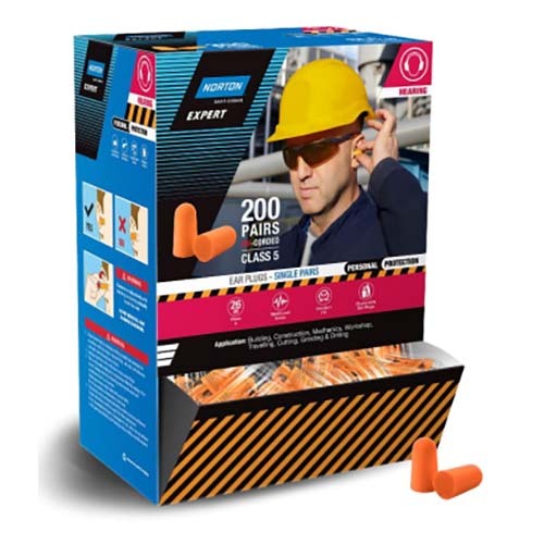 Norton  Earplug Uncorded Disposable Class 5 26dB - Box of 2001