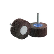 Norton Flap Wheel Shaft Mounted Metalite 40 x 10 mm 6 mm 150 Grit Pack of 10 - AIMS Industrial Supplies