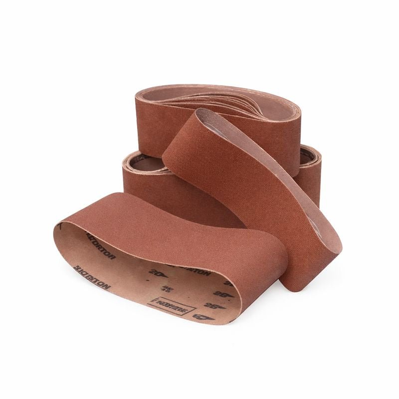 Norton Metalite Powerfile Brown Portable Cloth Belt - AIMS Industrial Supplies