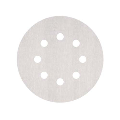 Norton NoFil Sand Paper Disc White 8 Hole 200 mm 40 Grit Pack of 501