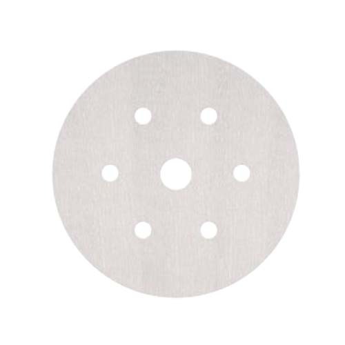 Norton Speed-Grip Disc No-Fil White Al Oxide 6+1 Hole 150 mm 100 Grit - Pack of 100