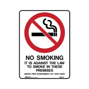 NSW - No Smoking It Is Against The Law To Smoke In This Premises - AIMS Industrial Supplies