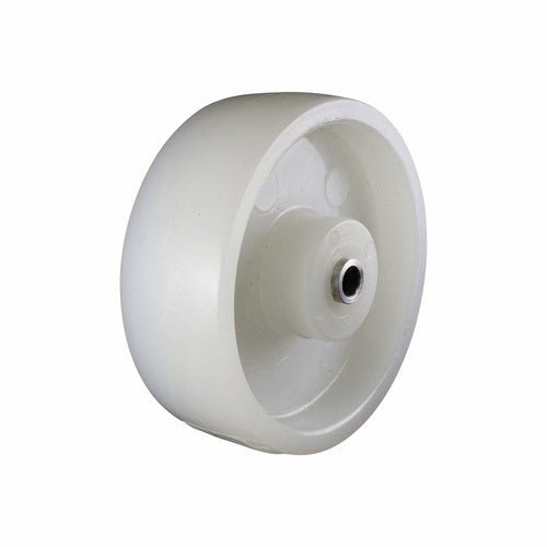 Nylon Wheel for Wet Surface - Plain Bearing, White - AIMS Industrial Supplies