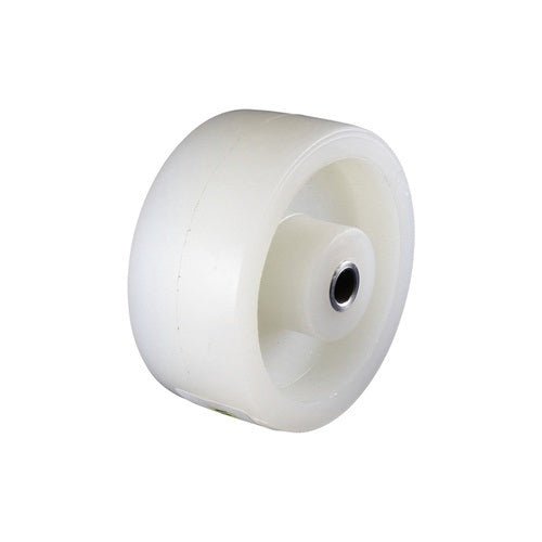Nylon Wheel for Wet Surface - Plain Bearing, White - AIMS Industrial Supplies