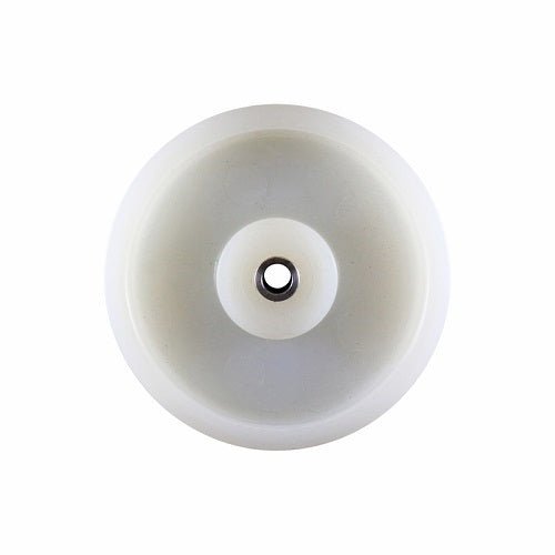 Nylon Wheel for Wet Surface - Plain Bearing, White - AIMS Industrial Supplies