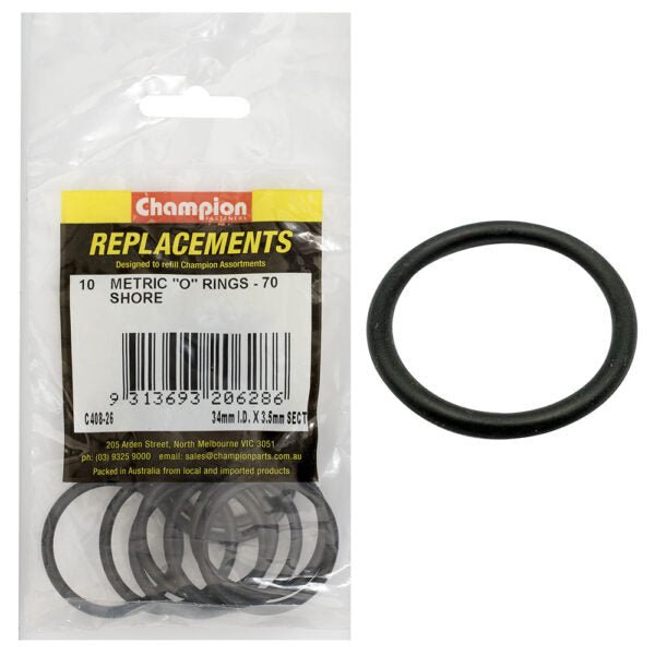 O - Ring Nitrile Shore 70 Metric Assortment Refill - AIMS Industrial Supplies