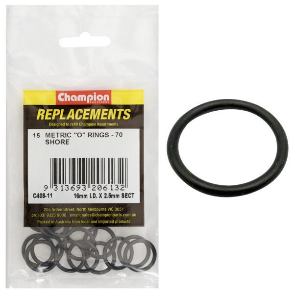 O - Ring Nitrile Shore 70 Metric Assortment Refill - AIMS Industrial Supplies