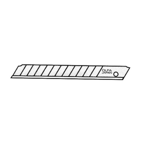 Olfa 9mm Standard Snap Blades AB-10B - 10/Pack - AIMS Industrial Supplies