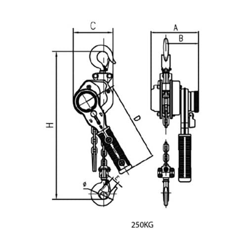 Pacific Lever Block - AIMS Industrial Supplies