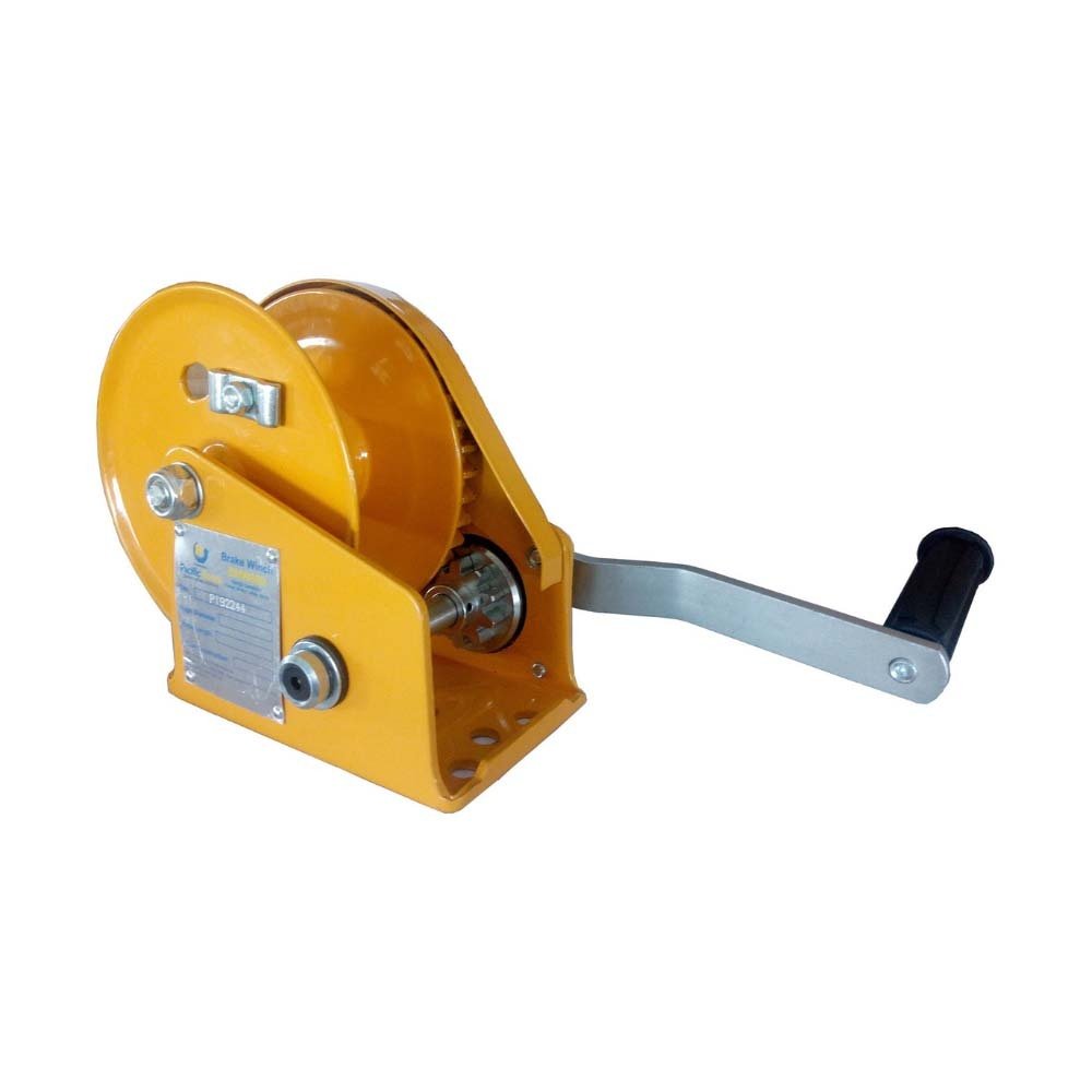 Pacific Noiseless Hand Winch with Brake Manual - Capacity: 270kg / 545kg - AIMS Industrial Supplies