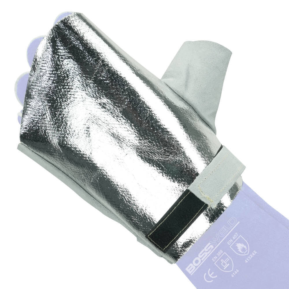 Pack of 2 - BT/Bossweld Glove Saver Aluminised Kevlar Left Hand1