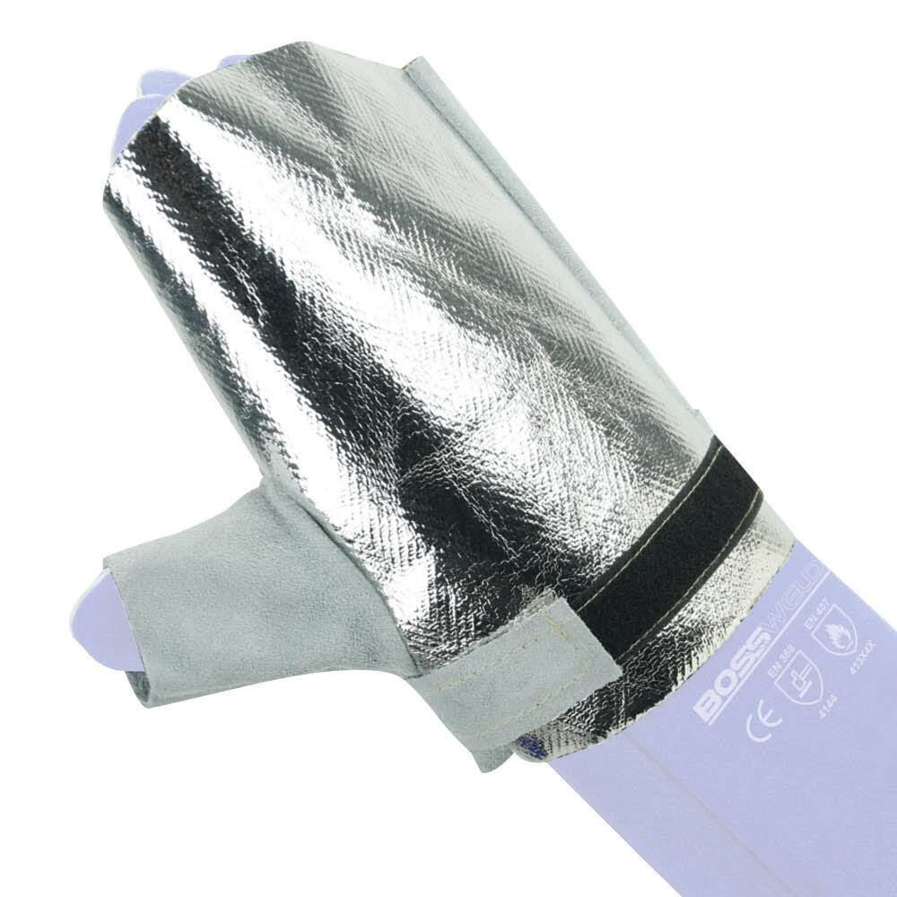 Pack of 2 - BT/Bossweld Glove Saver Aluminised Kevlar Right Hand1