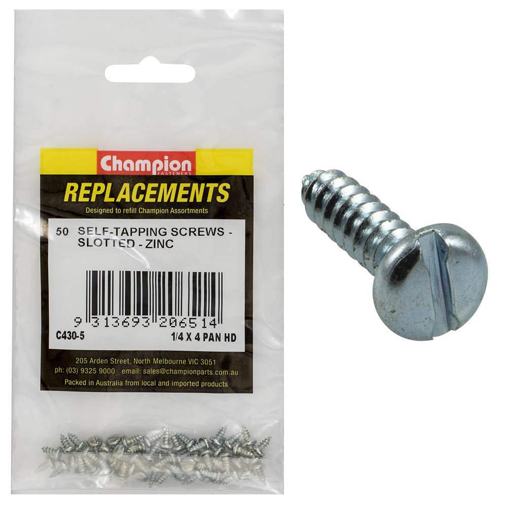 Pan Head Self Tapping Screw Assortment Refill - AIMS Industrial Supplies
