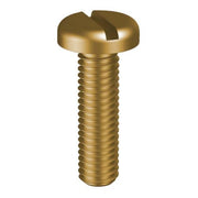 Pan Slotted Metal Thread (Machine) Screw Brass1