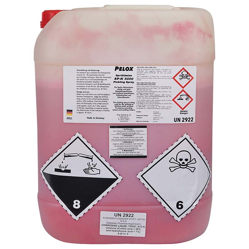 Pelox SPK3000 Red Pickling Spray 20kg1